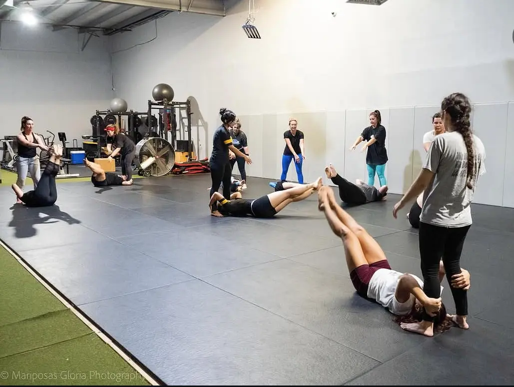 Women's jiu jitsu class at Ultimate Athlete